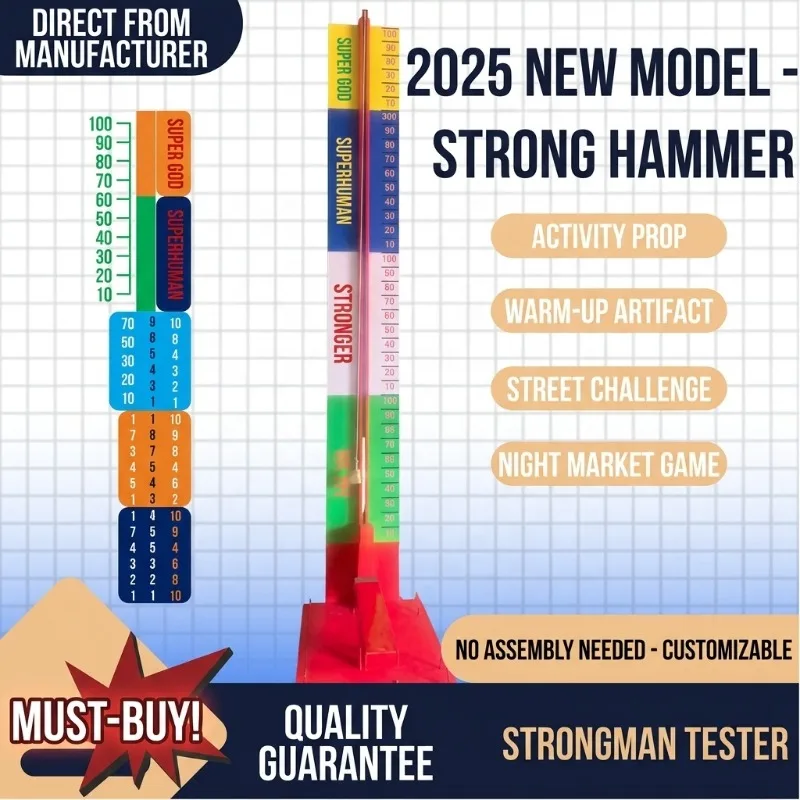 The new night market street challenge uses a heavy hammer and sports entertainment fitness equipment with the function
The new night market street challenge uses a heavy hammer and sports entertainment fitness equipment with the function