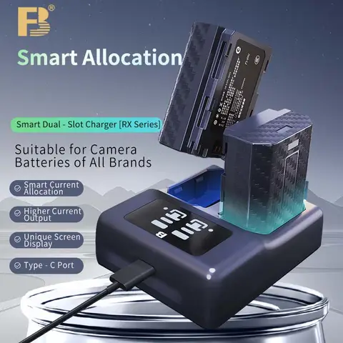 FB Camera Battery Charger Fujifilm NP-W235 NPW235 Batteries for Fujifilm X-T5 X-T4 X-S20 X-H2S X-H2 GFX100RF GFX100S GFX50S