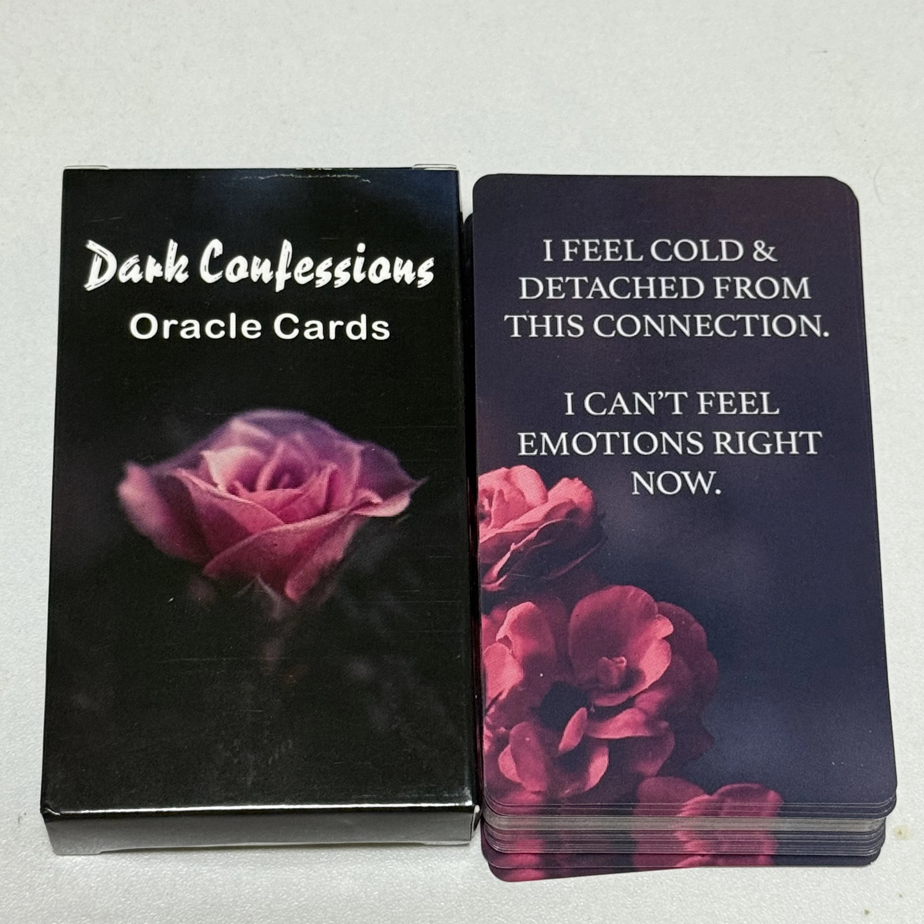 Карты Oracle «Темное исповедь», 50-летние ключевые слова «Любовь», колода сообщений, английская версия, настольная игра, космическая игра
Карты Oracle «Темное исповедь», 50-летние ключевые слова «Любовь», колода сообщений, английская версия, настольная игра, космическая игра