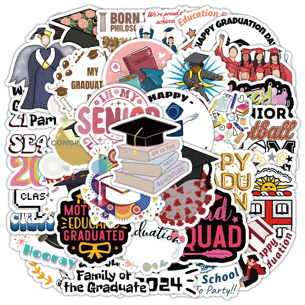 10/30/50pcs Graduation Season 2024 Graffiti Stickers for Kids Toys Vinyl Graduation Party Aesthetic Decoration 2024 Sticker Gift
10/30/50pcs Graduation Season 2024 Graffiti Stickers for Kids Toys Vinyl Graduation Party Aesthetic Decoration 2024 Sticker Gift