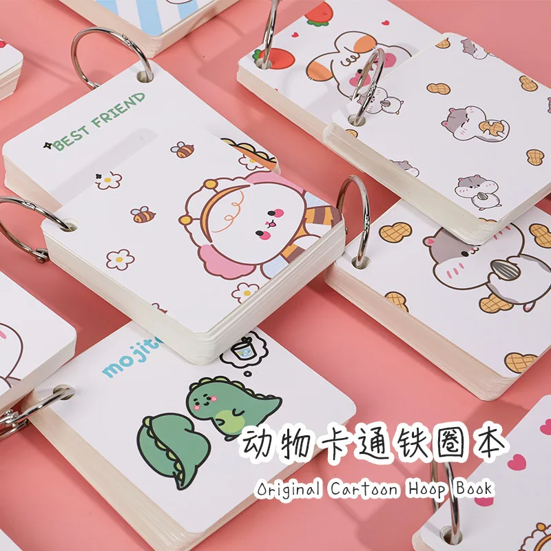 4 Pcs Wholesale Creative Cartoon Animal Iron Ring Note Book Loose-leaf NoteBook Writing Pads
4 Pcs Wholesale Creative Cartoon Animal Iron Ring Note Book Loose-leaf NoteBook Writing Pads