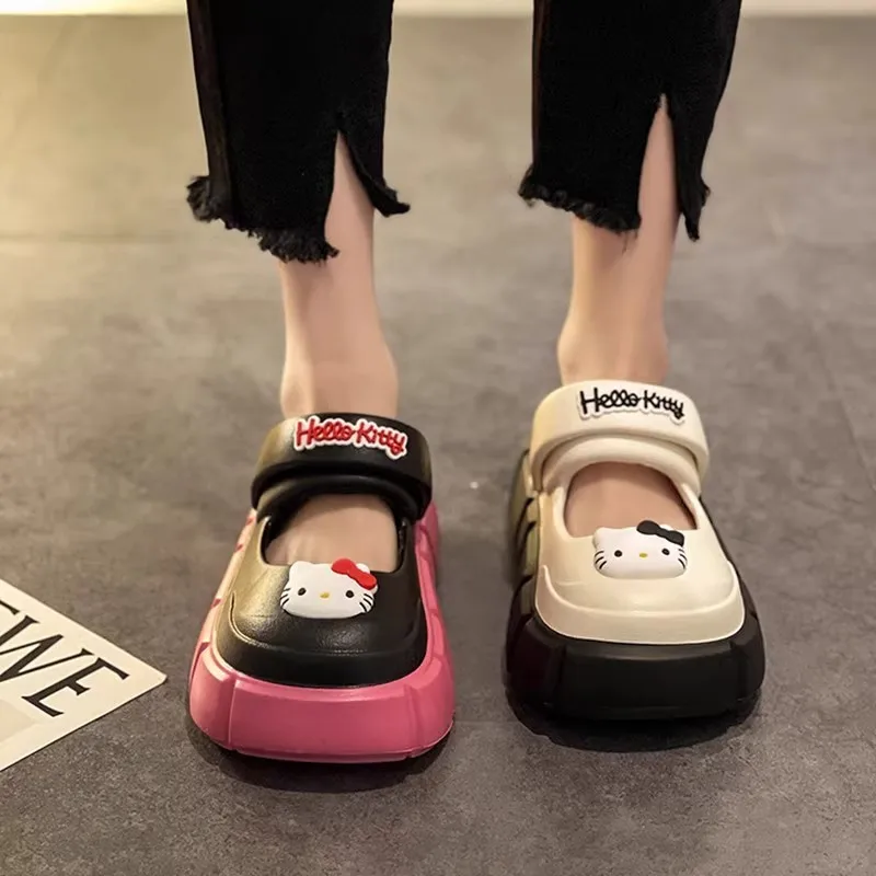 Sanrio Hello Kitty Girls slippers sandals summer lovable cartoon be non-slip Thick bottom kawali EVA soft bottom gift student
Sanrio Hello Kitty Girls slippers sandals summer lovable cartoon be non-slip Thick bottom kawali EVA soft bottom gift student