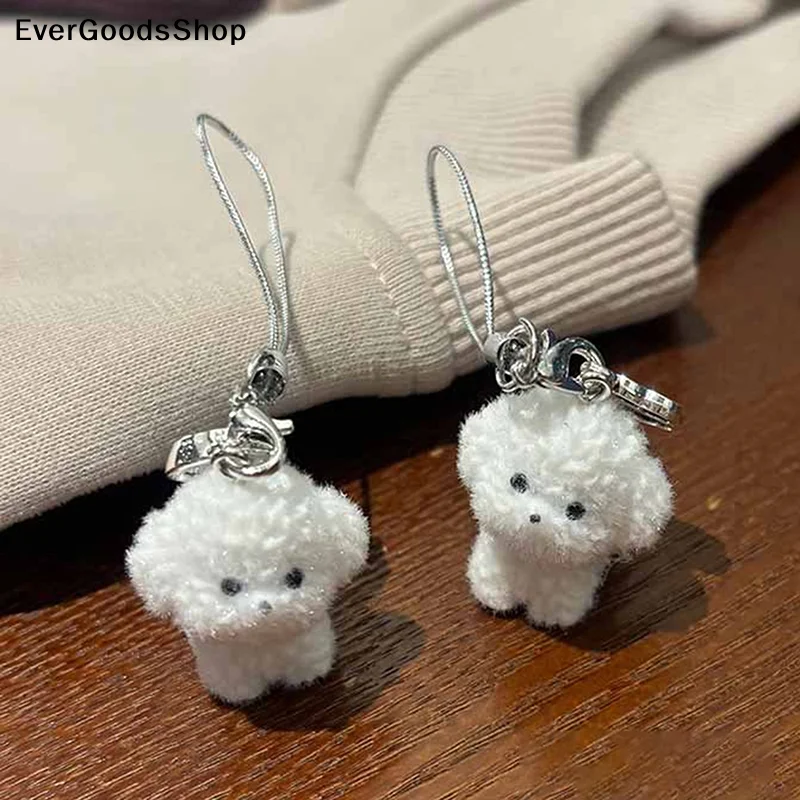 New 1Pcs 3D Little Plush Animal Pendant Backpack Car Keyrings Charms Hangs Flocked Resin Dog Puppy Keychain
New 1Pcs 3D Little Plush Animal Pendant Backpack Car Keyrings Charms Hangs Flocked Resin Dog Puppy Keychain