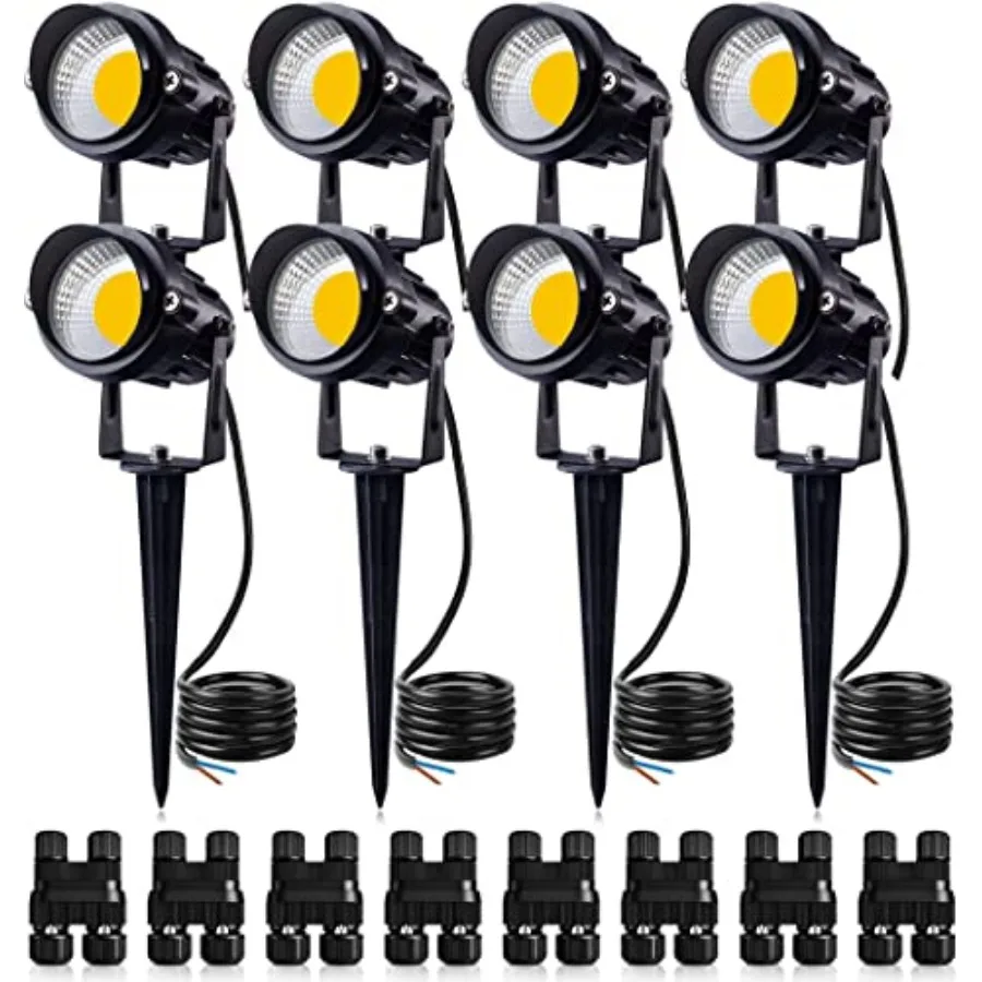 12W Low Voltage Landscape Lights LED Landscape Lighting with Wire Connectors Waterproof Outdoor Spotlight for Garden Pathway Fl
12W Low Voltage Landscape Lights LED Landscape Lighting with Wire Connectors Waterproof Outdoor Spotlight for Garden Pathway Fl