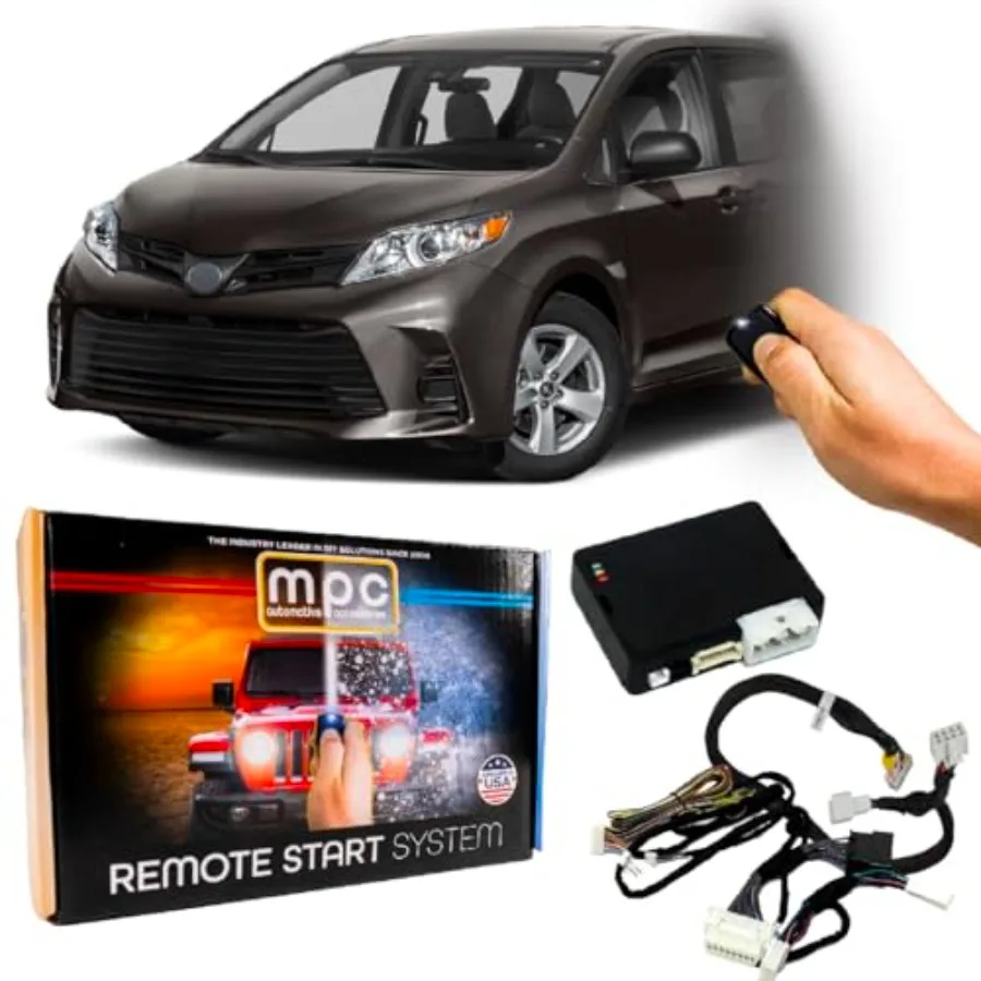 MPC Remote Start Kit Compatible with 20152020 Toyota Sienna for Easy Vehicle Access and Convenience Plug n Play Harness Include
MPC Remote Start Kit Compatible with 20152020 Toyota Sienna for Easy Vehicle Access and Convenience Plug n Play Harness Include