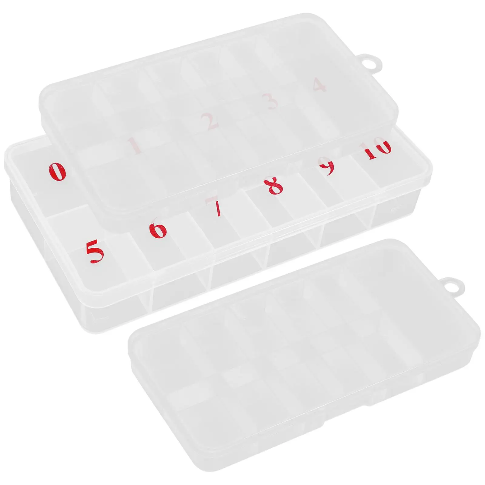 Nail Storage Box 3 Pcs Transparent Organizer Case for Nail Supplies False Nails Container Durable Practical Gift
Nail Storage Box 3 Pcs Transparent Organizer Case for Nail Supplies False Nails Container Durable Practical Gift