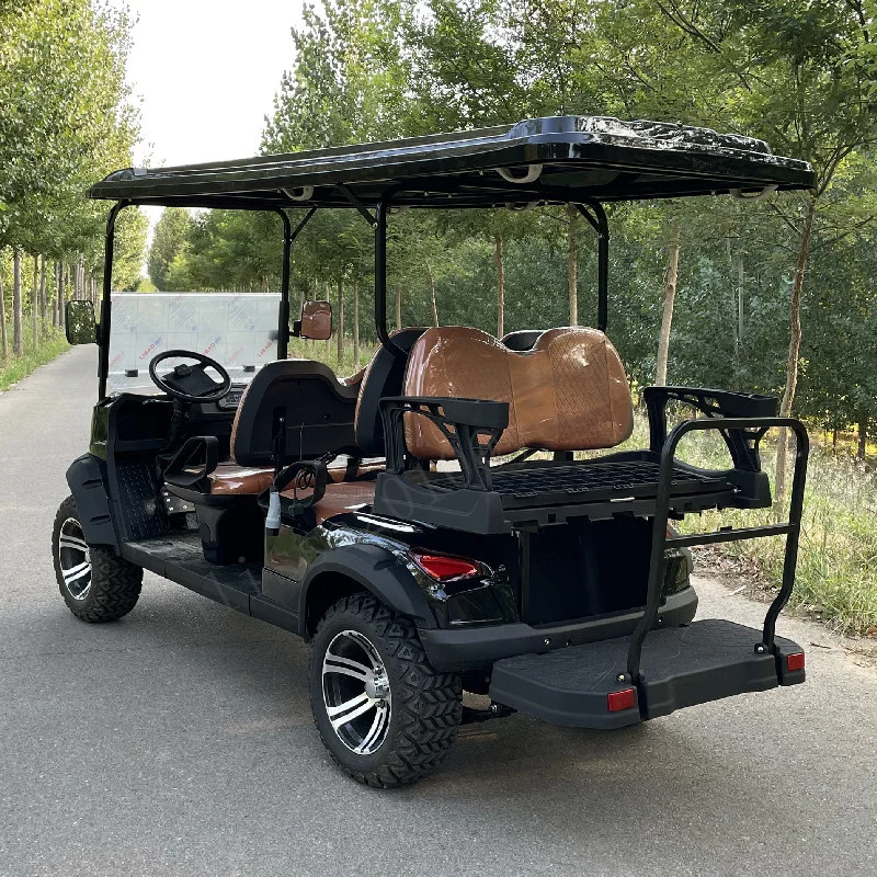 New Street Legal 60V Solar Panel Powered 6 Adult Off Road Golf Cart with New Display Reversing Camera and Electromagnetic Brakes
New Street Legal 60V Solar Panel Powered 6 Adult Off Road Golf Cart with New Display Reversing Camera and Electromagnetic Brakes