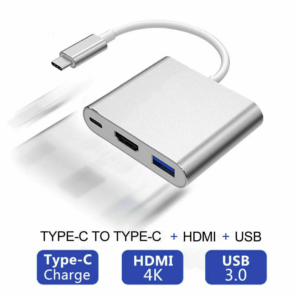 USB C to HDMI Adapter, Type C to 4K HDMI Adapter with 100W PD & USB 3.0 Port Multiport Digital AV Converter
USB C to HDMI Adapter, Type C to 4K HDMI Adapter with 100W PD & USB 3.0 Port Multiport Digital AV Converter