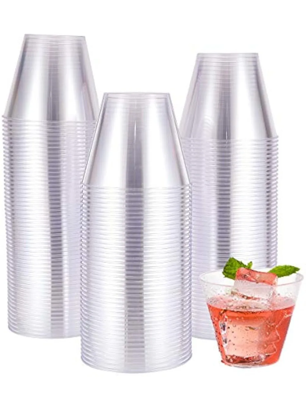 100 упаковок прозрачных одноразовых пластиковых стаканчиков на 9 унций, сверхпрочные стаканы для вечеринок и праздников
100 упаковок прозрачных одноразовых пластиковых стаканчиков на 9 унций, сверхпрочные стаканы для вечеринок и праздников