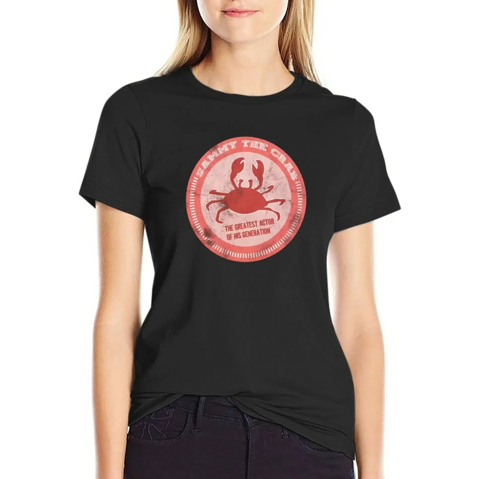 Sammy the crab T-Shirt sublime hippie clothes quick-drying tops cotton t shirts Women
Sammy the crab T-Shirt sublime hippie clothes quick-drying tops cotton t shirts Women