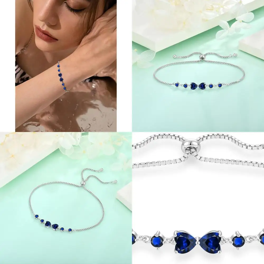 Женский регулируемый браслет из стерлингового серебра с камнем рождения, ювелирные изделия из серебра 925 пробы для особых случаев
Женский регулируемый браслет из стерлингового серебра с камнем рождения, ювелирные изделия из серебра 925 пробы для особых случаев