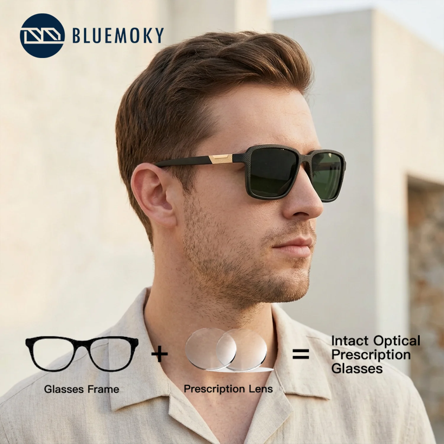 BLUEMOKY Square Polarized Prescription Sunglasses UV400 Reading Glasses for Men Sports Summer Sunscreen Sun Glasses
BLUEMOKY Square Polarized Prescription Sunglasses UV400 Reading Glasses for Men Sports Summer Sunscreen Sun Glasses