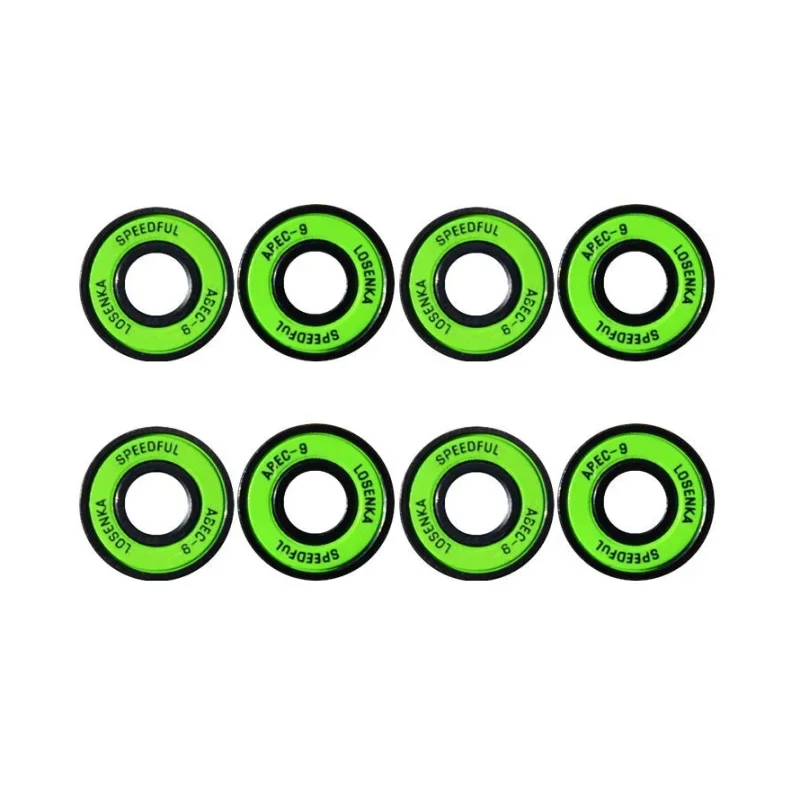 8Pcs Premium Skateboard Bearings Pro Longboard Speed Bearings ABEC-9 Steel Bearings Skateboard Scooter Roller Wheel Skate tool
8Pcs Premium Skateboard Bearings Pro Longboard Speed Bearings ABEC-9 Steel Bearings Skateboard Scooter Roller Wheel Skate tool