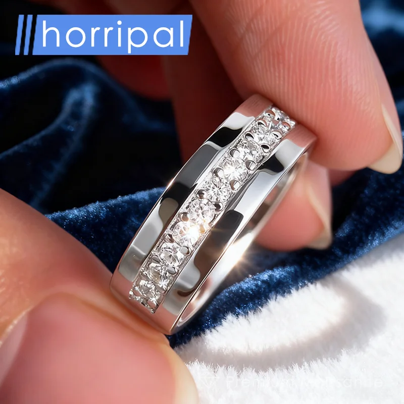 D VVS1 Moissanite Ring for Men 100% S925 Sterling Silver Lab Diamond with Certificate Party Band Waterproof Hiphop Cuban Ring
D VVS1 Moissanite Ring for Men 100% S925 Sterling Silver Lab Diamond with Certificate Party Band Waterproof Hiphop Cuban Ring