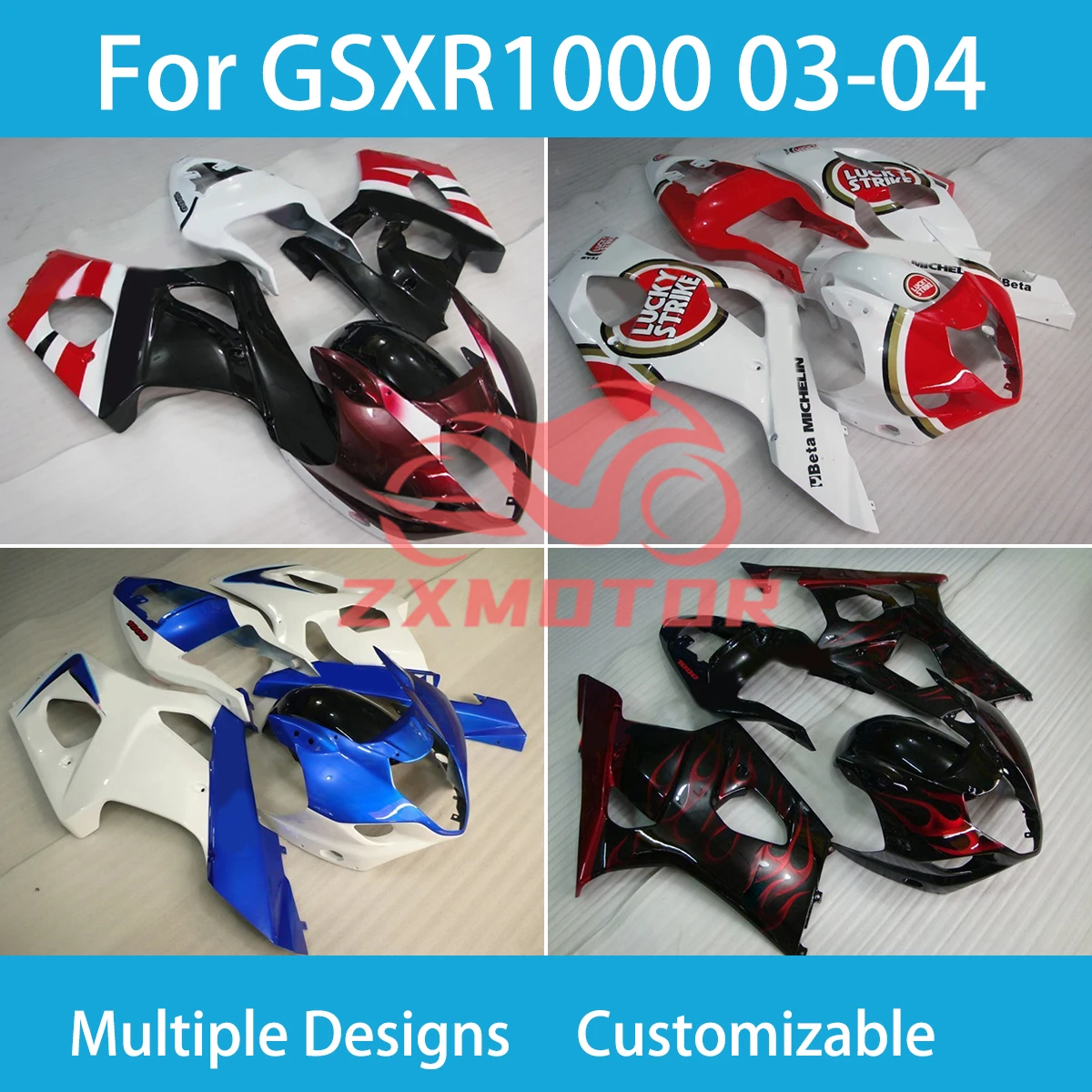Инъекционный комплект обтекателей для SUZUKI K3 GSXR1000 2003 2004 полный корпус телефона Обтекатели GSXR1000 03 04
Инъекционный комплект обтекателей для SUZUKI K3 GSXR1000 2003 2004 полный корпус телефона Обтекатели GSXR1000 03 04