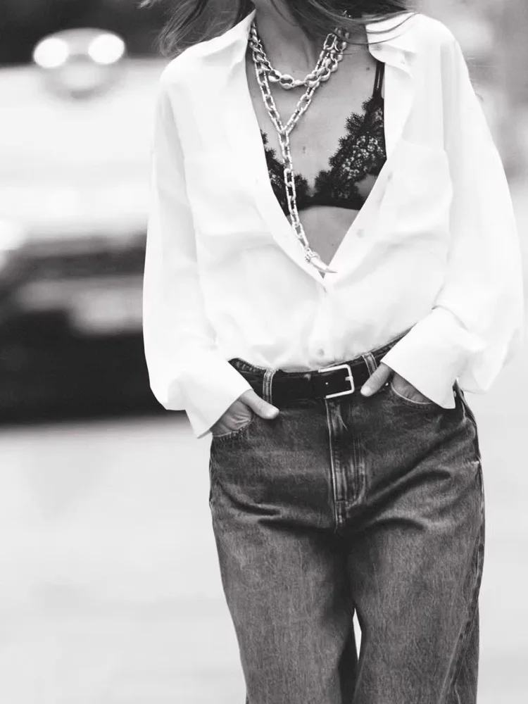 Свободный повседневный длинный топ с воротником-стойкой на одной пуговице для женщин, модный универсальный, удобный, из полиэфирного волокна, весна
Свободный повседневный длинный топ с воротником-стойкой на одной пуговице для женщин, модный универсальный, удобный, из полиэфирного волокна, весна