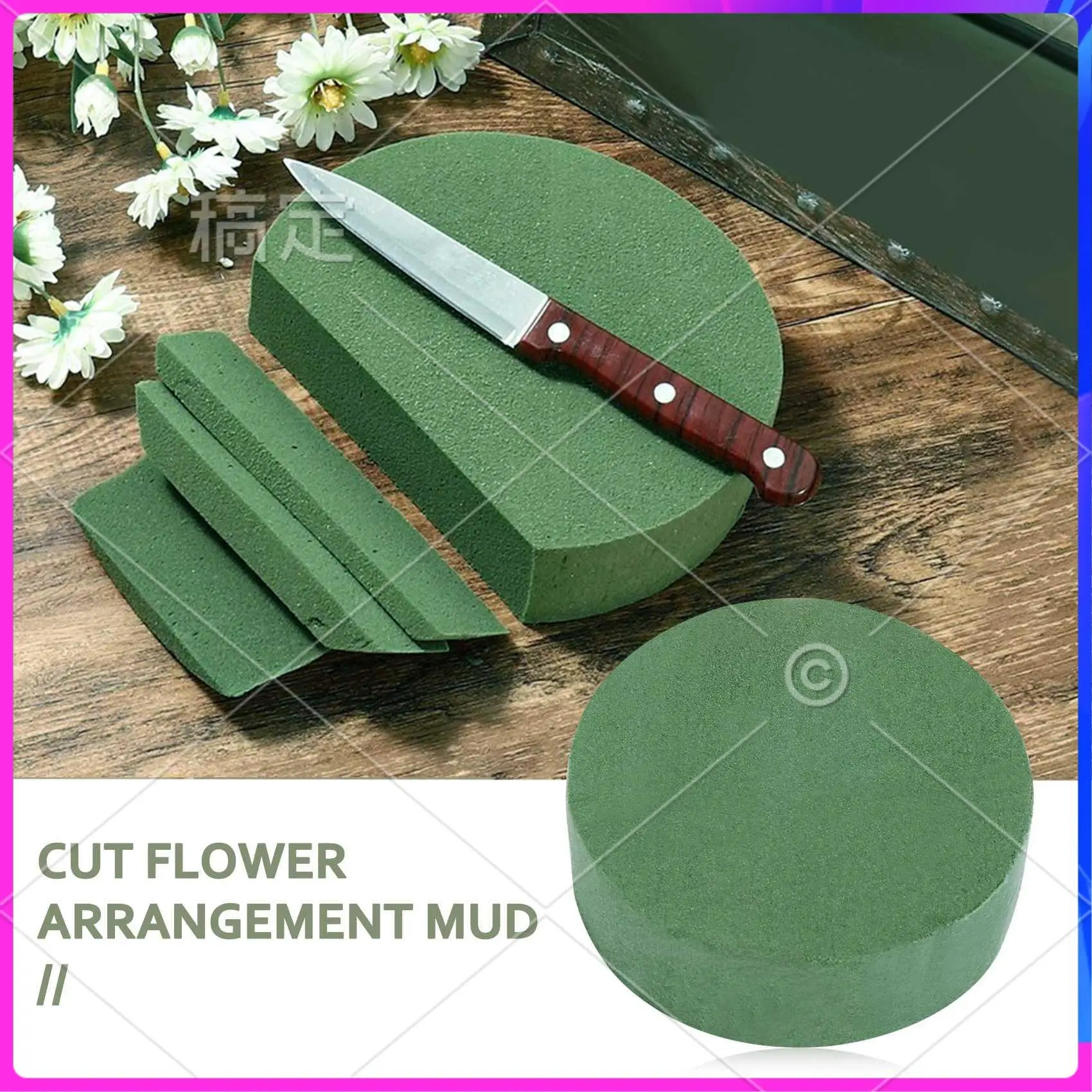 AOAO-6 Pcs Round Floral Foam Blocks,4.72 Inch Dry Floral Foam For Artificial Flowers,Craft Project,Wedding Party Decoration
AOAO-6 Pcs Round Floral Foam Blocks,4.72 Inch Dry Floral Foam For Artificial Flowers,Craft Project,Wedding Party Decoration
