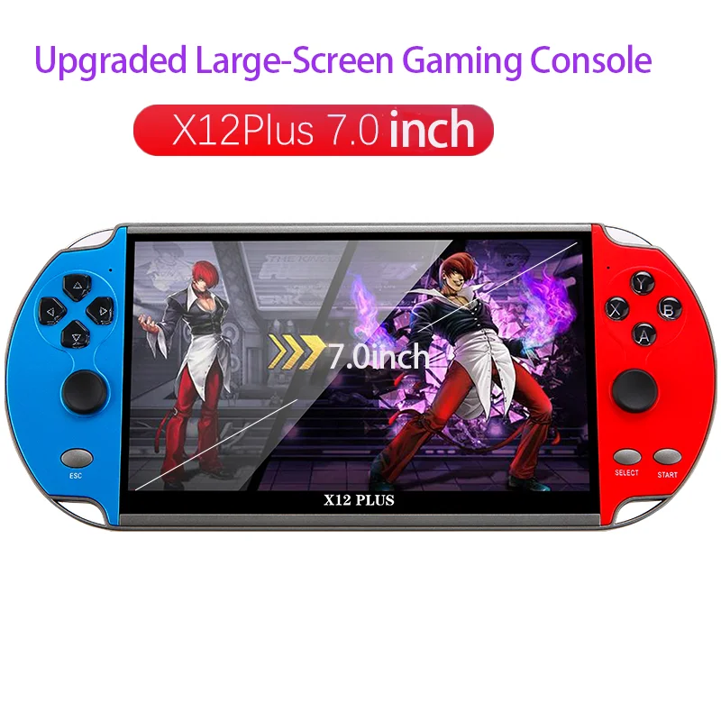 Портативная игровая консоль X12 Plus, 7,0-дюймовый HD-экран, портативный аудио-видеоплеер, классические игры, более 10 000 бесплатных встроенных игр
Портативная игровая консоль X12 Plus, 7,0-дюймовый HD-экран, портативный аудио-видеоплеер, классические игры, более 10 000 бесплатных встроенных игр