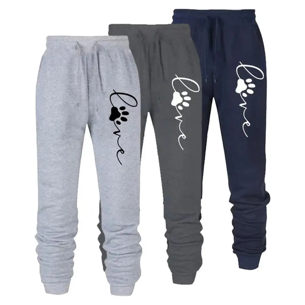 Women Sport Pants Cat Paw Drawstring Print Pants Elastic Waist Ankle-banded Loose Lady Jogging Exercise Long Trousers Sweatpants
Women Sport Pants Cat Paw Drawstring Print Pants Elastic Waist Ankle-banded Loose Lady Jogging Exercise Long Trousers Sweatpants