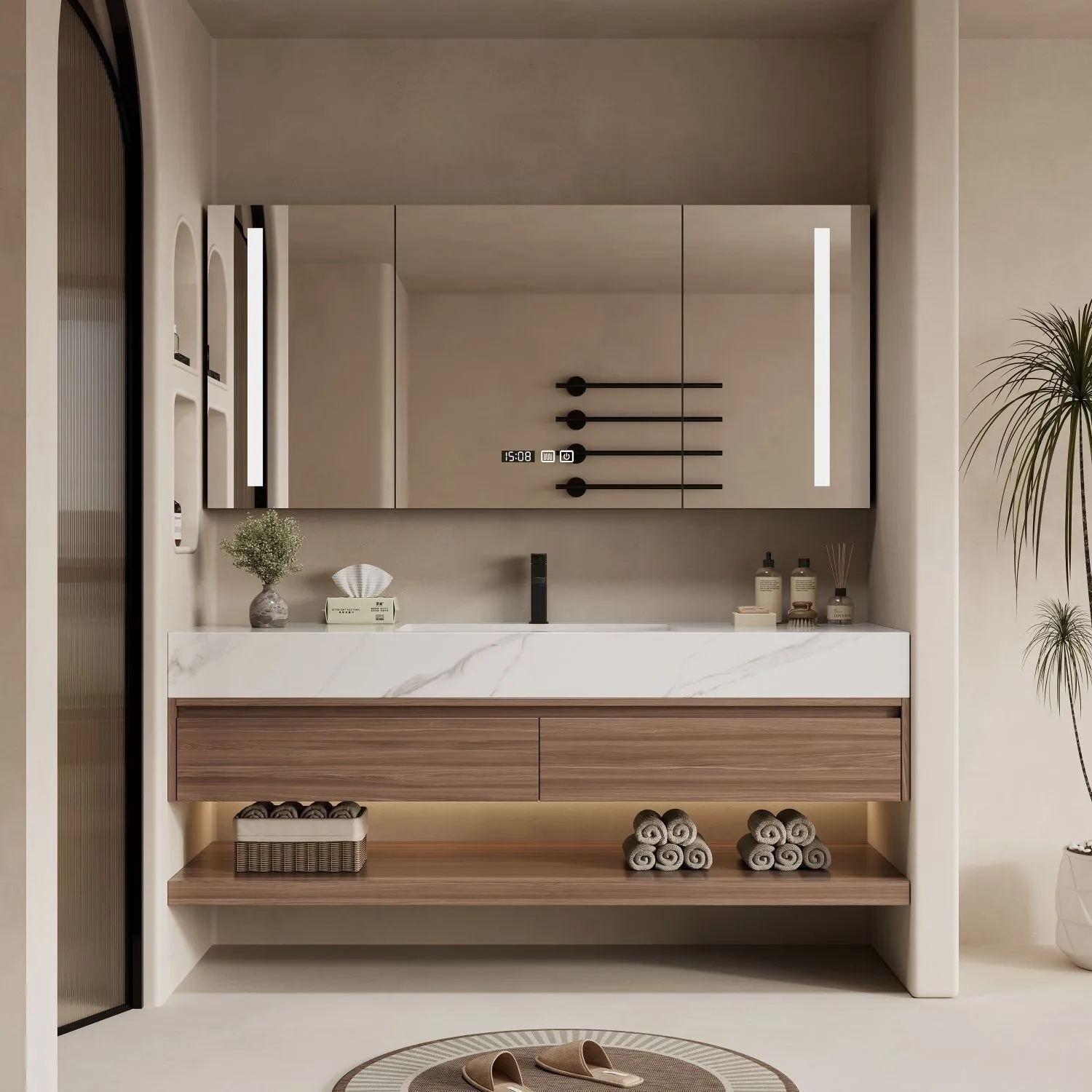 Vintage, ceramic, seamless, all-in-one, bathroom cabinet, wash basin, Italian, minimalist
Vintage, ceramic, seamless, all-in-one, bathroom cabinet, wash basin, Italian, minimalist