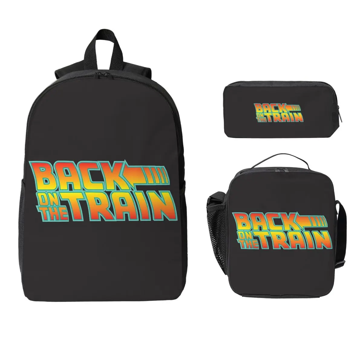 Рюкзак в стиле ретро «Назад в будущее», студенческий рюкзак для мальчиков и девочек, школьная сумка, сумки на плечо для ноутбука, 3 шт., изолированная сумка для обеда, пенал
Рюкзак в стиле ретро «Назад в будущее», студенческий рюкзак для мальчиков и девочек, школьная сумка, сумки на плечо для ноутбука, 3 шт., изолированная сумка для обеда, пенал