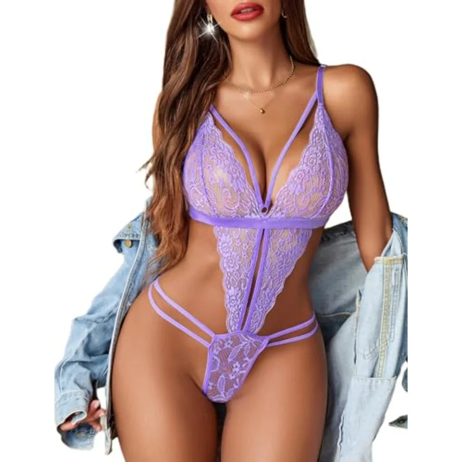 Avidlove Women One Pcs Lingerie Deep V Lace Bodysuit Babydoll Teddy Underwear
Avidlove Women One Pcs Lingerie Deep V Lace Bodysuit Babydoll Teddy Underwear