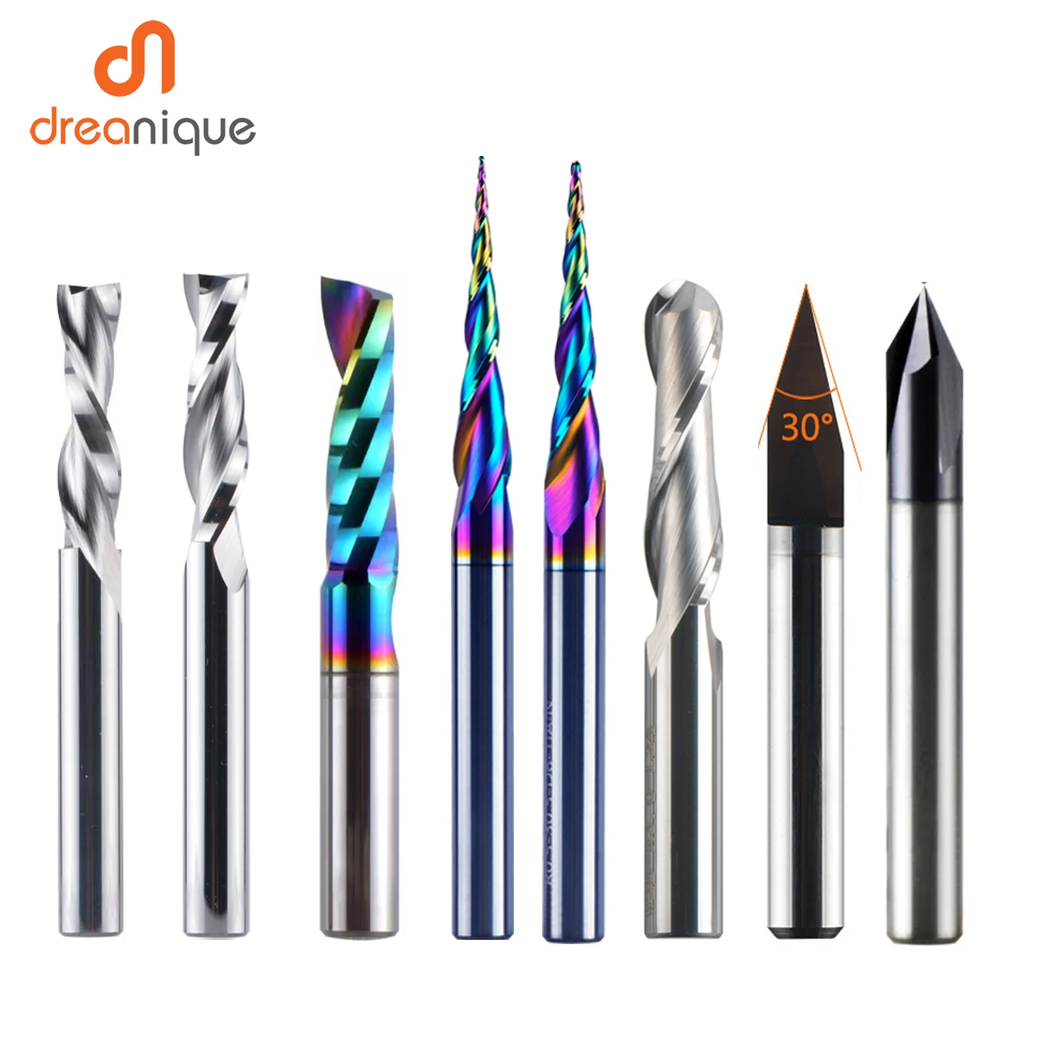 Dreanique 8Pcs Carbide Router Bits Set 6mm Shank for Woodworking Detail Carving Trimming V Groove Engraving Slotting Mort
Dreanique 8Pcs Carbide Router Bits Set 6mm Shank for Woodworking Detail Carving Trimming V Groove Engraving Slotting Mort