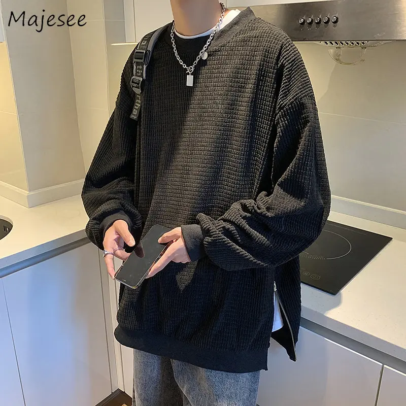 Sweatshirts Men Clothing Streetwear Autumn Cool American Stylish Handsome Fashion Side Slit Chic All-match O-neck Leisure
Sweatshirts Men Clothing Streetwear Autumn Cool American Stylish Handsome Fashion Side Slit Chic All-match O-neck Leisure