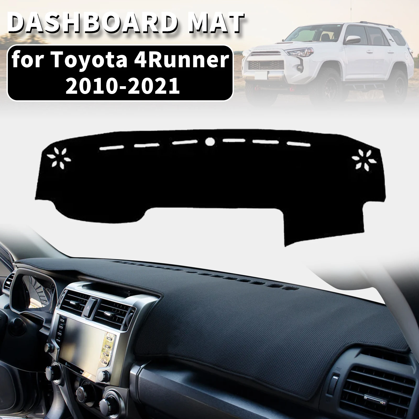 for Toyota 4runner 4 Runner N280 2010-2021 Dashmat Dashboard Cover Dash Mat Anti-UV Sun Shade Carpet Pad Car Styling Protector
for Toyota 4runner 4 Runner N280 2010-2021 Dashmat Dashboard Cover Dash Mat Anti-UV Sun Shade Carpet Pad Car Styling Protector