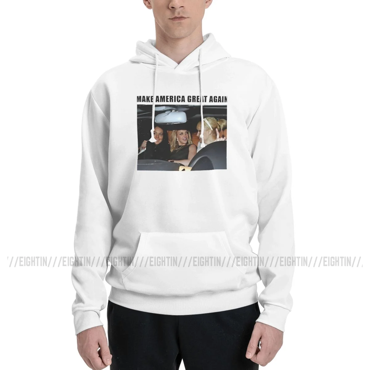 Britney Paris Lindsay Make America Great Again Hip Hop Sweatshirt Men's Long Sleeve Hoodies Autumn Pullover
Britney Paris Lindsay Make America Great Again Hip Hop Sweatshirt Men's Long Sleeve Hoodies Autumn Pullover