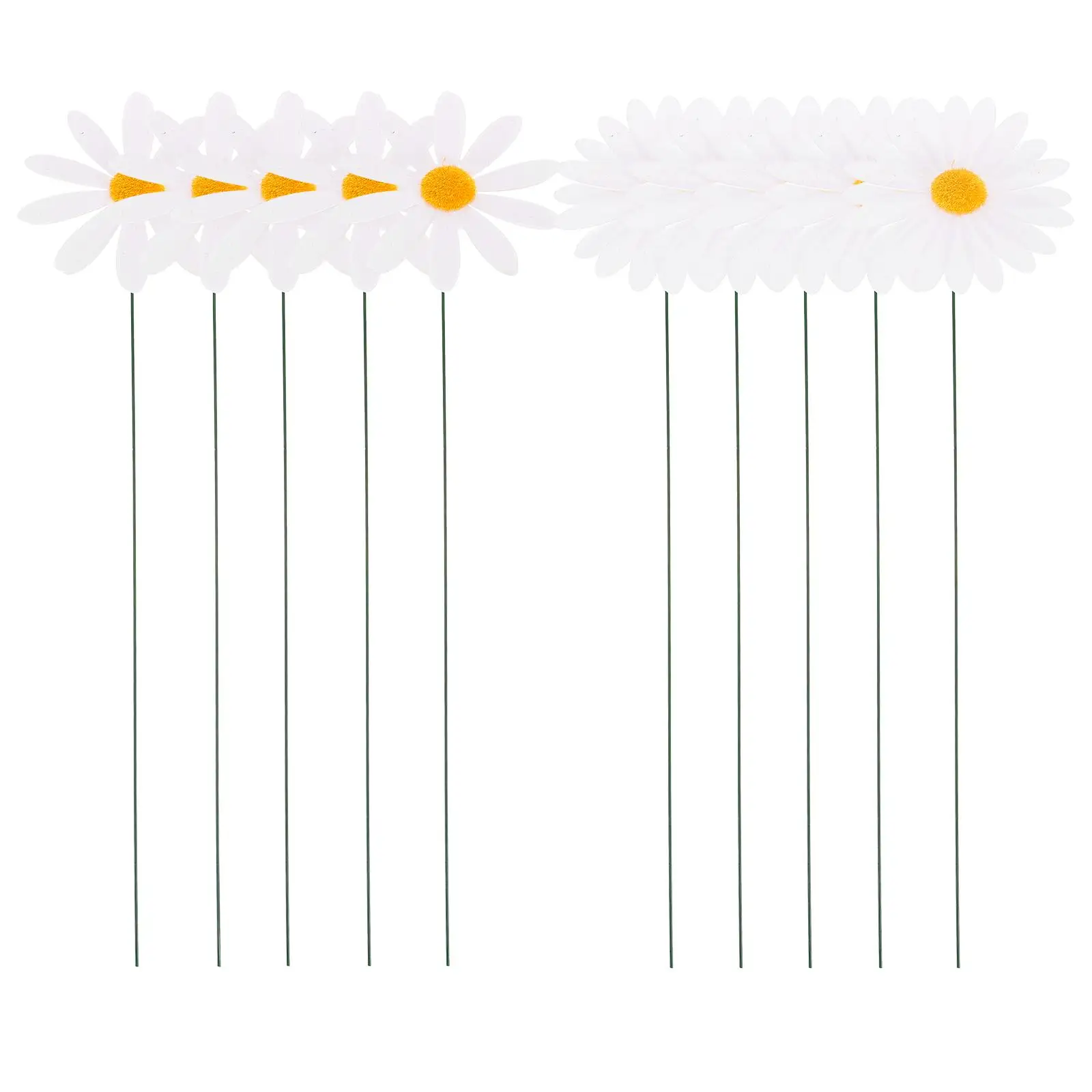 10 Pcs Simulated Daisy Stick Flower Outdoor Garden Decor Backyard Stake Metal Stakes Lawn Beaded Floral
10 Pcs Simulated Daisy Stick Flower Outdoor Garden Decor Backyard Stake Metal Stakes Lawn Beaded Floral