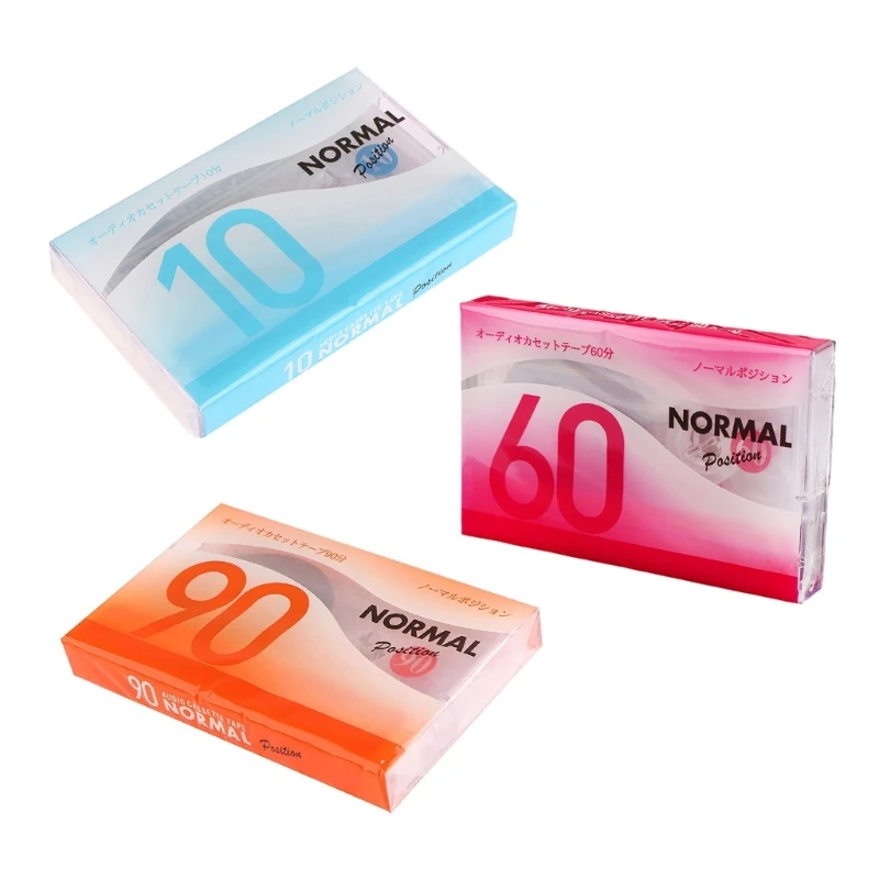 Blank Recording Cassette Tapes for Music, Voice Recordings Low Noise & 10/60/90 Minutes Recording Time
Blank Recording Cassette Tapes for Music, Voice Recordings Low Noise & 10/60/90 Minutes Recording Time