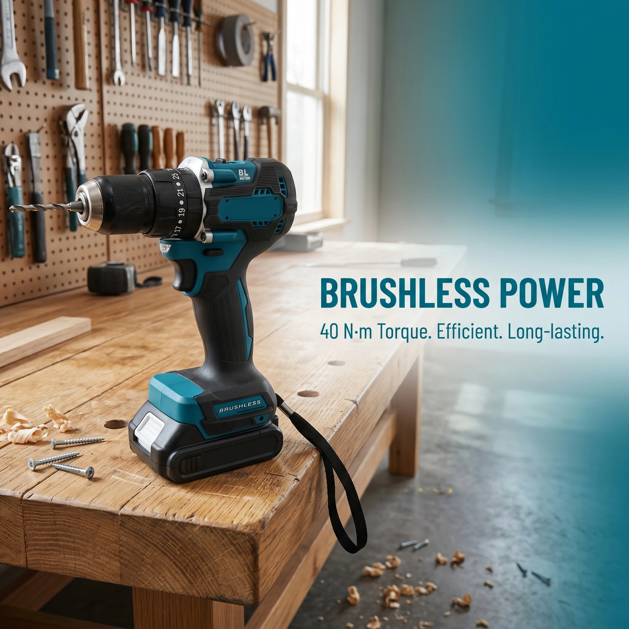 18V Cordless Compact Drill/Driver – Brushless Motor, Screwdriver Tool, Replacement for Makita 18V Battery Pins
18V Cordless Compact Drill/Driver – Brushless Motor, Screwdriver Tool, Replacement for Makita 18V Battery Pins