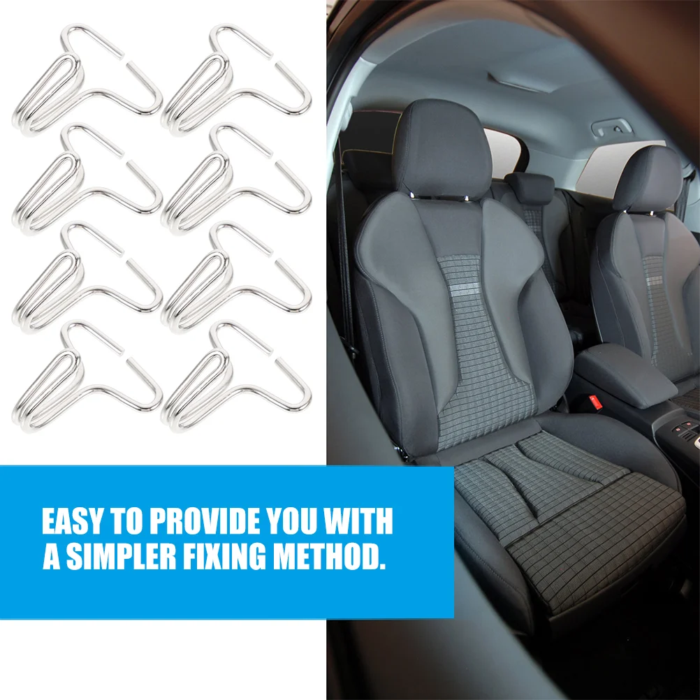 200 Pcs Car Cushion Hook Seat Mat Fixing Hooks up Metal Iron Headrest Cover Installation Hanger Clips
200 Pcs Car Cushion Hook Seat Mat Fixing Hooks up Metal Iron Headrest Cover Installation Hanger Clips