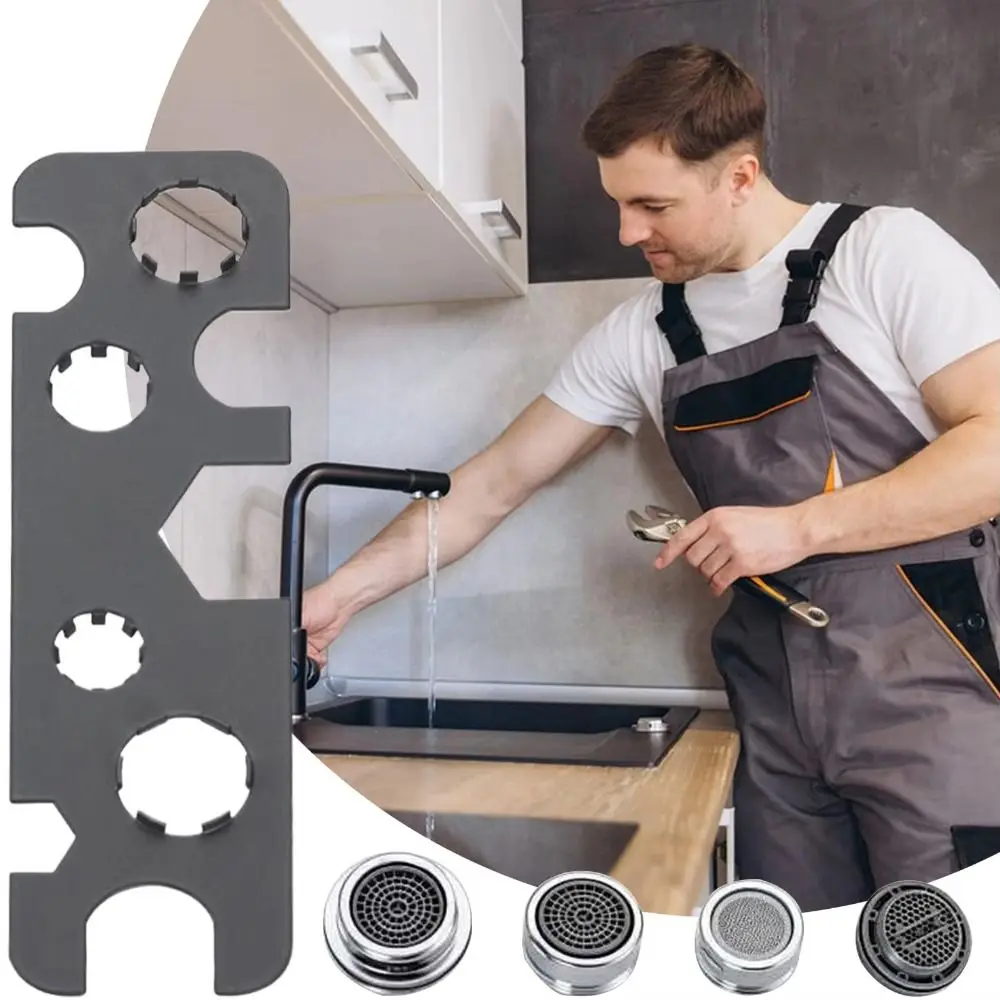 Stainless Steel Faucet Aerator Tool Universal Adjustable Faucet Repair Tool Multi-function Portable Design
Stainless Steel Faucet Aerator Tool Universal Adjustable Faucet Repair Tool Multi-function Portable Design