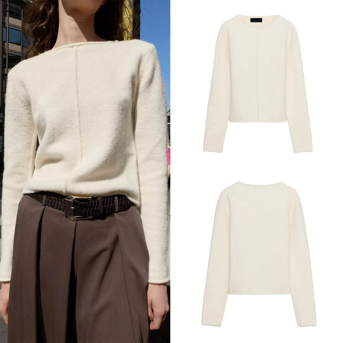 Faionable Soft Ribbed Knitwear 2025 Autumn New Women's Clothing Versatile Quali Small ence Suitable for Teenage Girls
Faionable Soft Ribbed Knitwear 2025 Autumn New Women's Clothing Versatile Quali Small ence Suitable for Teenage Girls