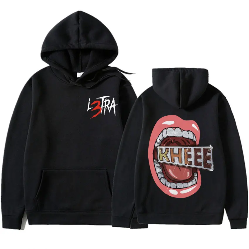 Rapper Luar La L L3TRA KHEEE Album Aesthetic Sweatshirts Mens Womens Casual Hip Hop Fashion harajuku tracksuit Oversized hoodies
Rapper Luar La L L3TRA KHEEE Album Aesthetic Sweatshirts Mens Womens Casual Hip Hop Fashion harajuku tracksuit Oversized hoodies