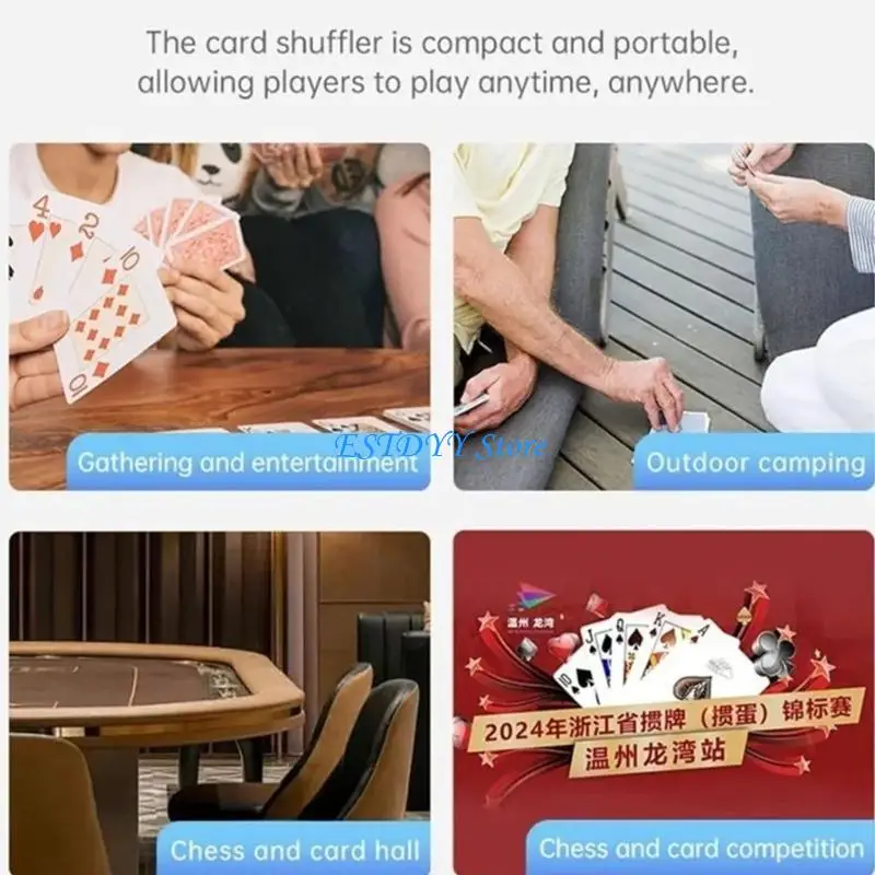 G6DE 2000MHA Low Noise Card Shuffler Casino Card Shuffler Quiet Operations Card Shuffler for Club Tournaments
G6DE 2000MHA Low Noise Card Shuffler Casino Card Shuffler Quiet Operations Card Shuffler for Club Tournaments