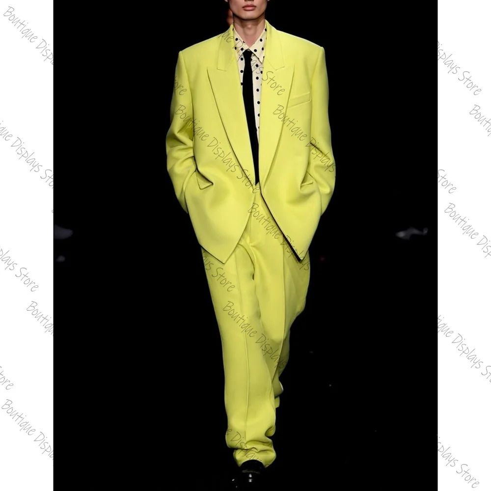 Yellow Straight Single Button Men Suit Two Pieces(Jacket+Pants) Lapel Outfits Chic Casual Party Prom Wedding Set
Yellow Straight Single Button Men Suit Two Pieces(Jacket+Pants) Lapel Outfits Chic Casual Party Prom Wedding Set