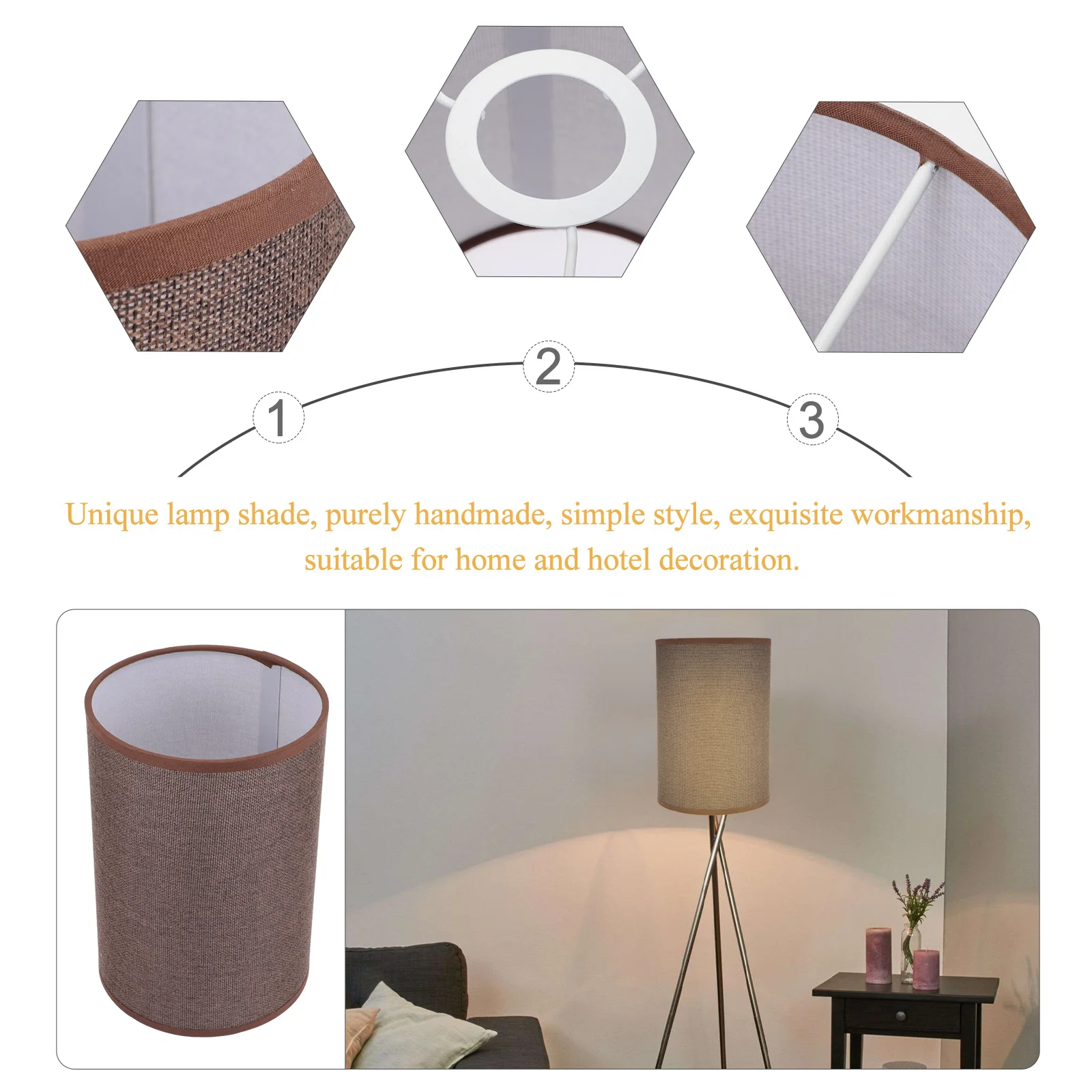 Vintage Iron Cylinder Lamp Shade for Table Desk Wall Light Cover Decor Paper Material Warm Atmosphere Practical
Vintage Iron Cylinder Lamp Shade for Table Desk Wall Light Cover Decor Paper Material Warm Atmosphere Practical