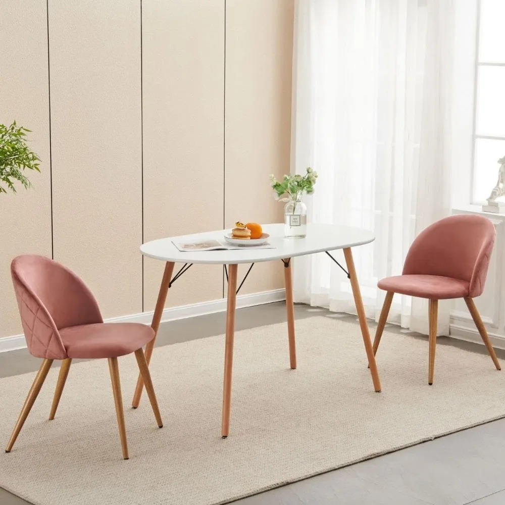 Dining Chair Set of 2 with Soft Velvet Seat/Metal Legs, Modern Mid-Century Living Room Side Chairs, Pink, 2 Piece
Dining Chair Set of 2 with Soft Velvet Seat/Metal Legs, Modern Mid-Century Living Room Side Chairs, Pink, 2 Piece