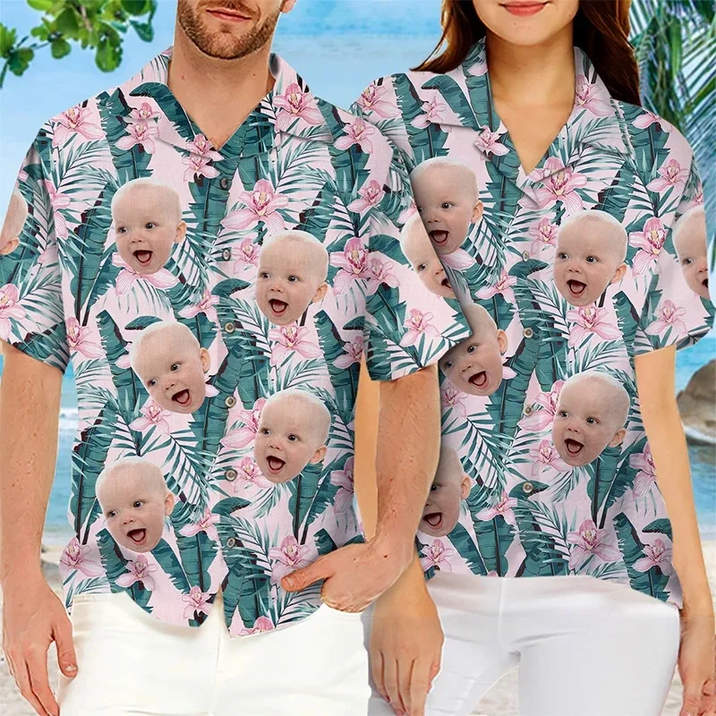 3D Printed Custom Photo Plus-size Men's Sports Quick Dry Breathable Outdoor Hawaiian Family Beach Vacation Short Sleeve Shirt
3D Printed Custom Photo Plus-size Men's Sports Quick Dry Breathable Outdoor Hawaiian Family Beach Vacation Short Sleeve Shirt