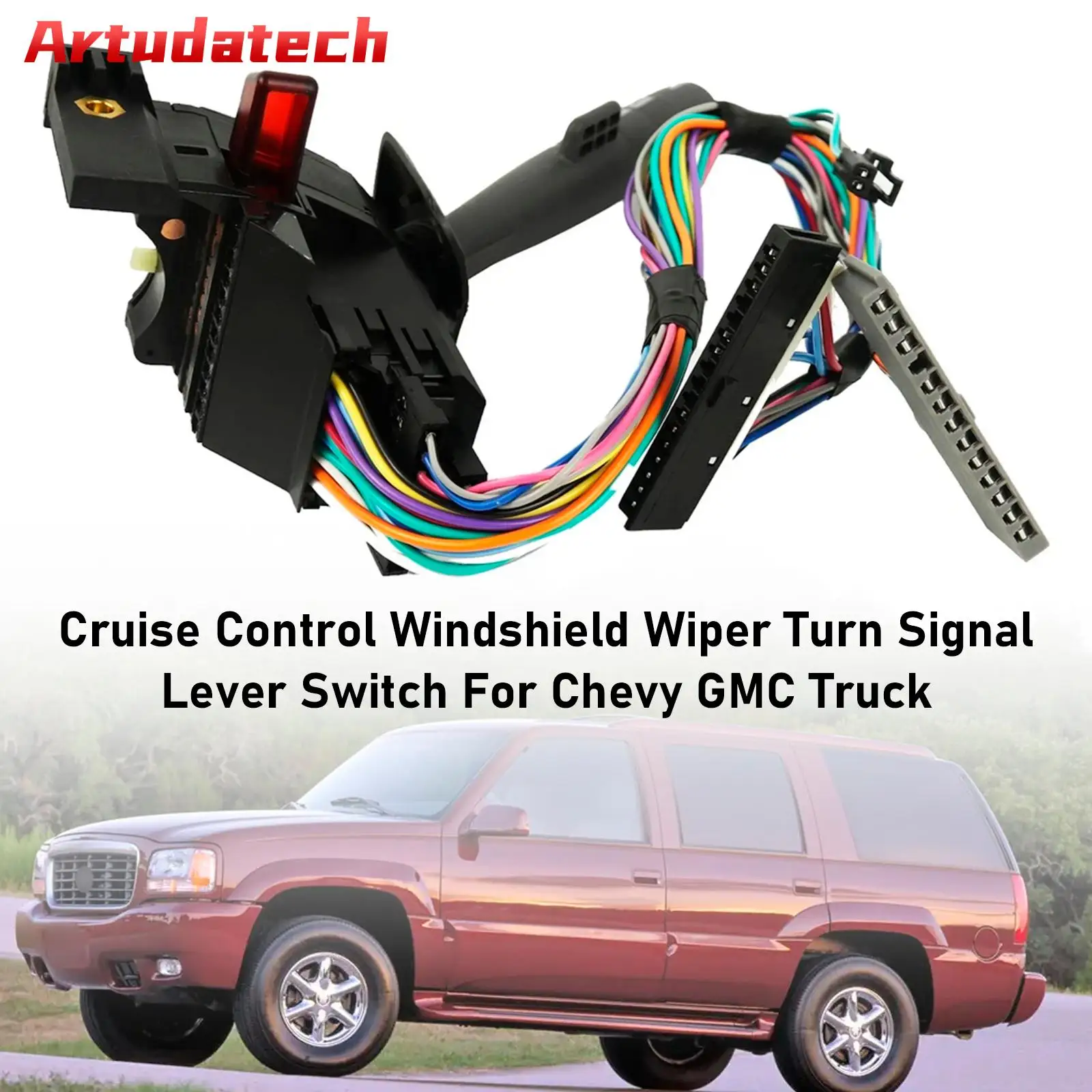 Artudatech Cruise Control Windshield Wiper Turn Signal Lever Switch For Chevy GMC Truck
Artudatech Cruise Control Windshield Wiper Turn Signal Lever Switch For Chevy GMC Truck
