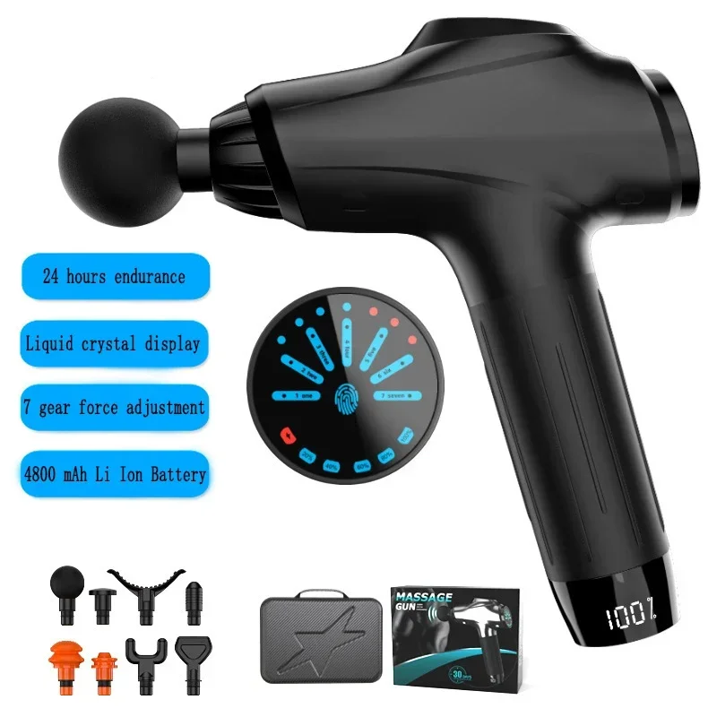 New Type Massage Gun 4800mAh Deep Tissue Percussion Vibrato Massagers Fitness Back And Neck Muscle Relaxation Massager
New Type Massage Gun 4800mAh Deep Tissue Percussion Vibrato Massagers Fitness Back And Neck Muscle Relaxation Massager