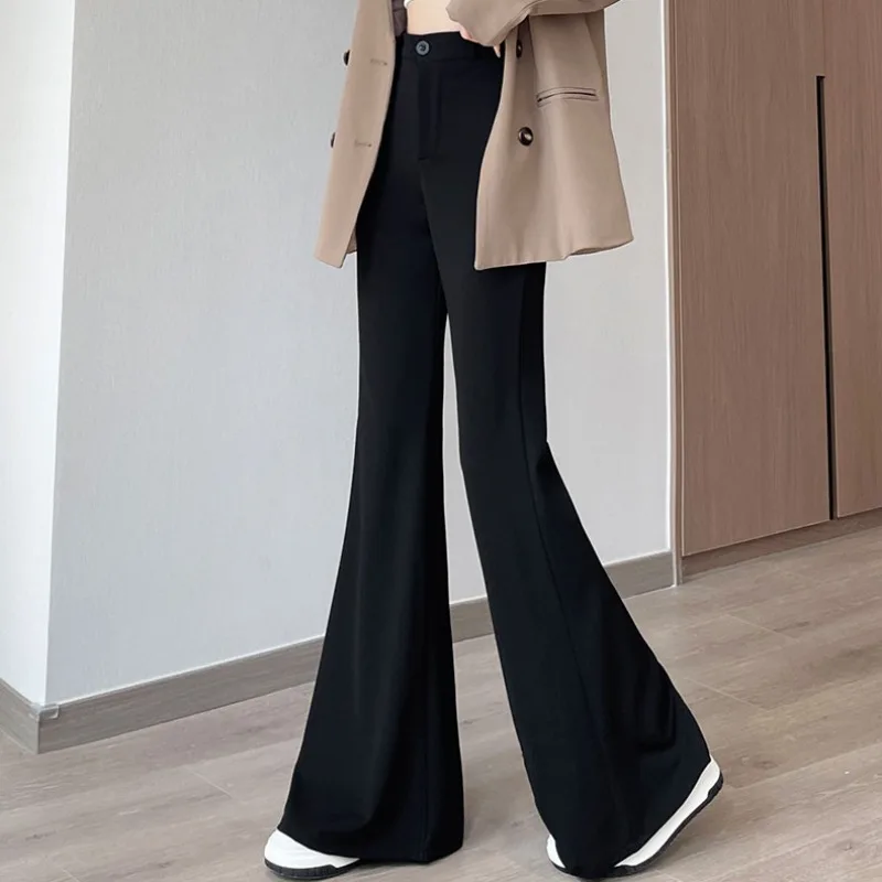 Женские брюки для йоги с высокой талией, расклешенные, утепленные, весна-осень, новые, струящиеся, повседневные, длинные брюки-костюм
Женские брюки для йоги с высокой талией, расклешенные, утепленные, весна-осень, новые, струящиеся, повседневные, длинные брюки-костюм