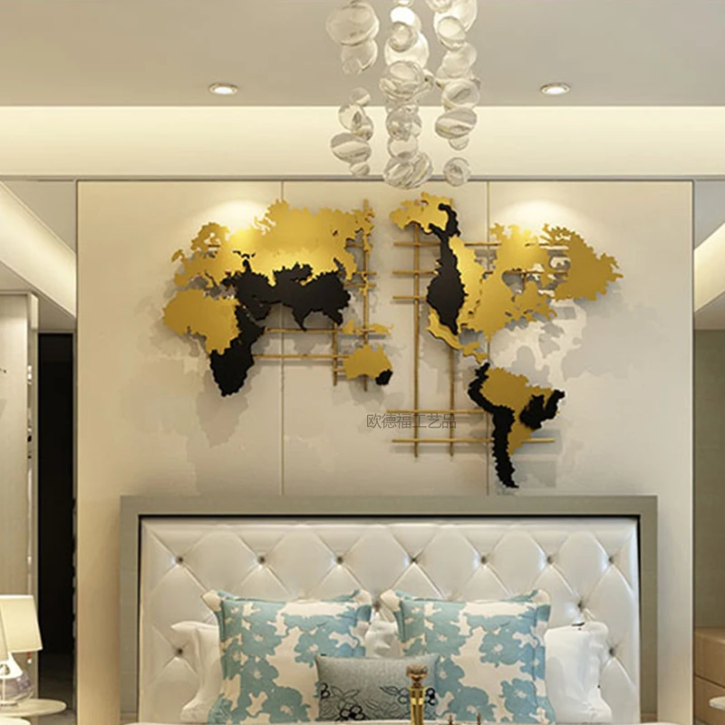 Customized Chinese home iron decoration wall decoration bar three-dimensional wall hanging office creative wall world map
Customized Chinese home iron decoration wall decoration bar three-dimensional wall hanging office creative wall world map