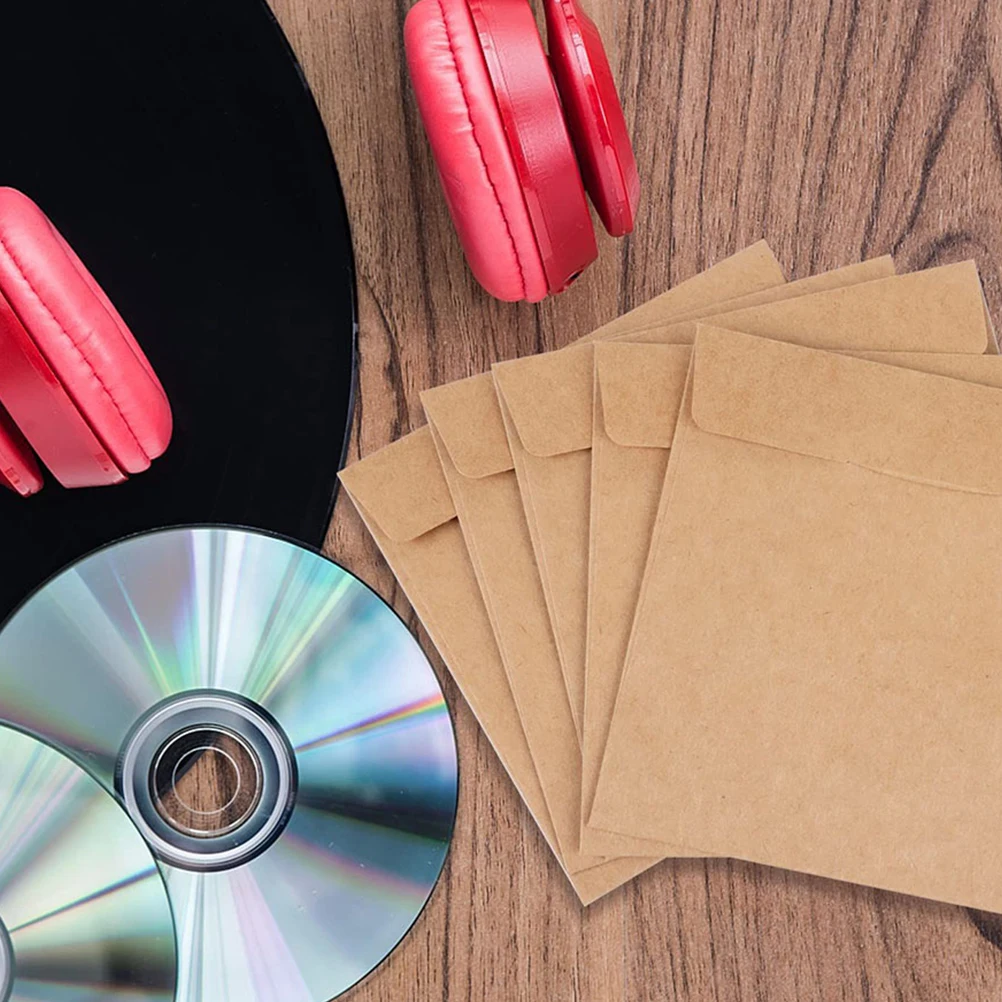 100pcs Disc Paper File Large Paper Bags Envelopes Brown Folders Brown Bags CD Storage Party Game Accessories
100pcs Disc Paper File Large Paper Bags Envelopes Brown Folders Brown Bags CD Storage Party Game Accessories