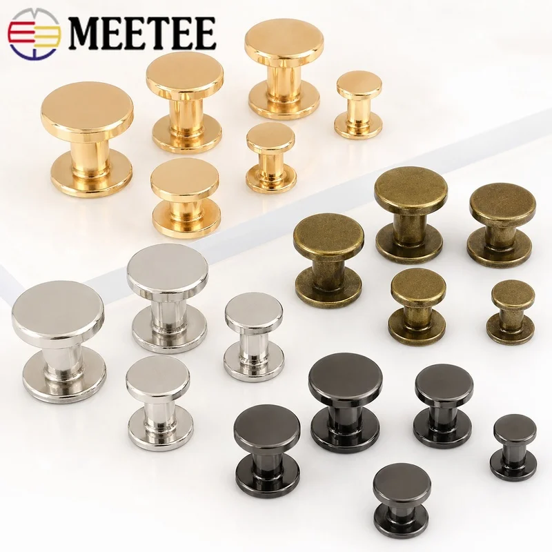 30/50Pcs 5-8mm Metal Double Cap Rivets Round Studs for Leather Belt Bag Shoes Clothing Repair Craft Sewing Fastener Hardware Kit
30/50Pcs 5-8mm Metal Double Cap Rivets Round Studs for Leather Belt Bag Shoes Clothing Repair Craft Sewing Fastener Hardware Kit