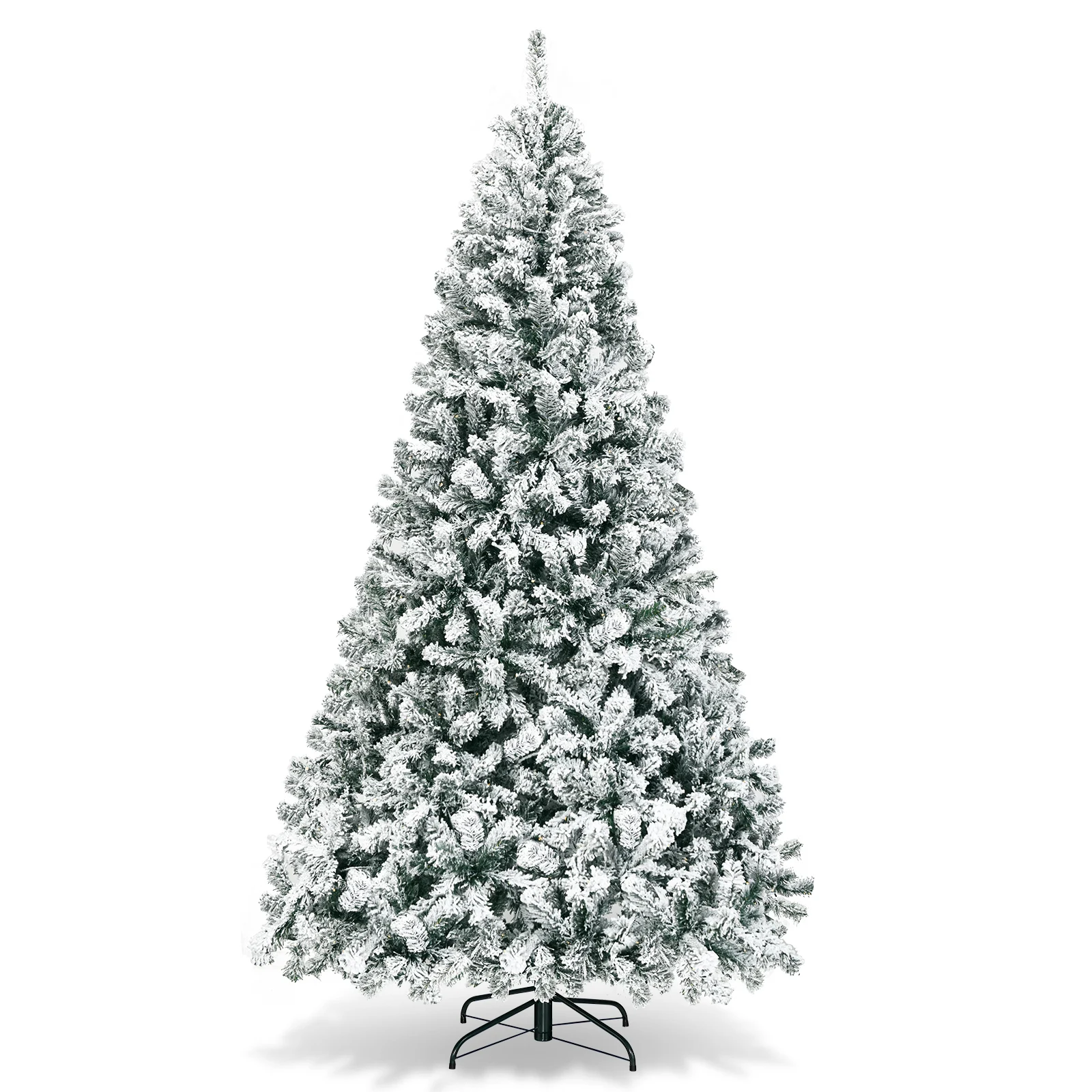 Artificial Christmas Tree with Metal Stand 6/ 7. 5/ 9FT, with Natural Snow Effect for Festivals, Indoor and Outdoor, White
Artificial Christmas Tree with Metal Stand 6/ 7. 5/ 9FT, with Natural Snow Effect for Festivals, Indoor and Outdoor, White