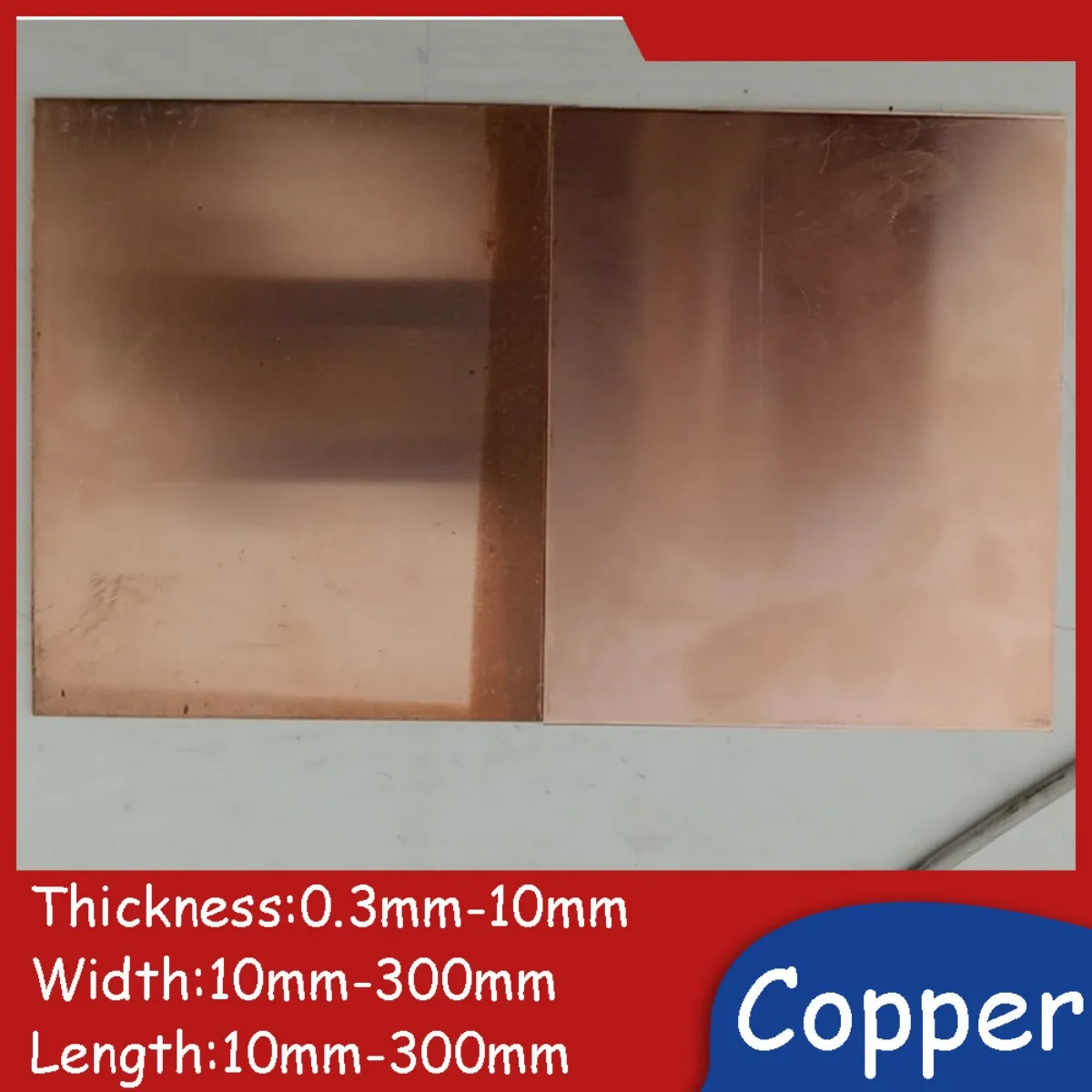 Copper Plate Electrical and Thermal Conductivity T2 Metal Sheet Heat-conducting Heat Sink Metal Flat Panel Mat 10mm-300mm
Copper Plate Electrical and Thermal Conductivity T2 Metal Sheet Heat-conducting Heat Sink Metal Flat Panel Mat 10mm-300mm